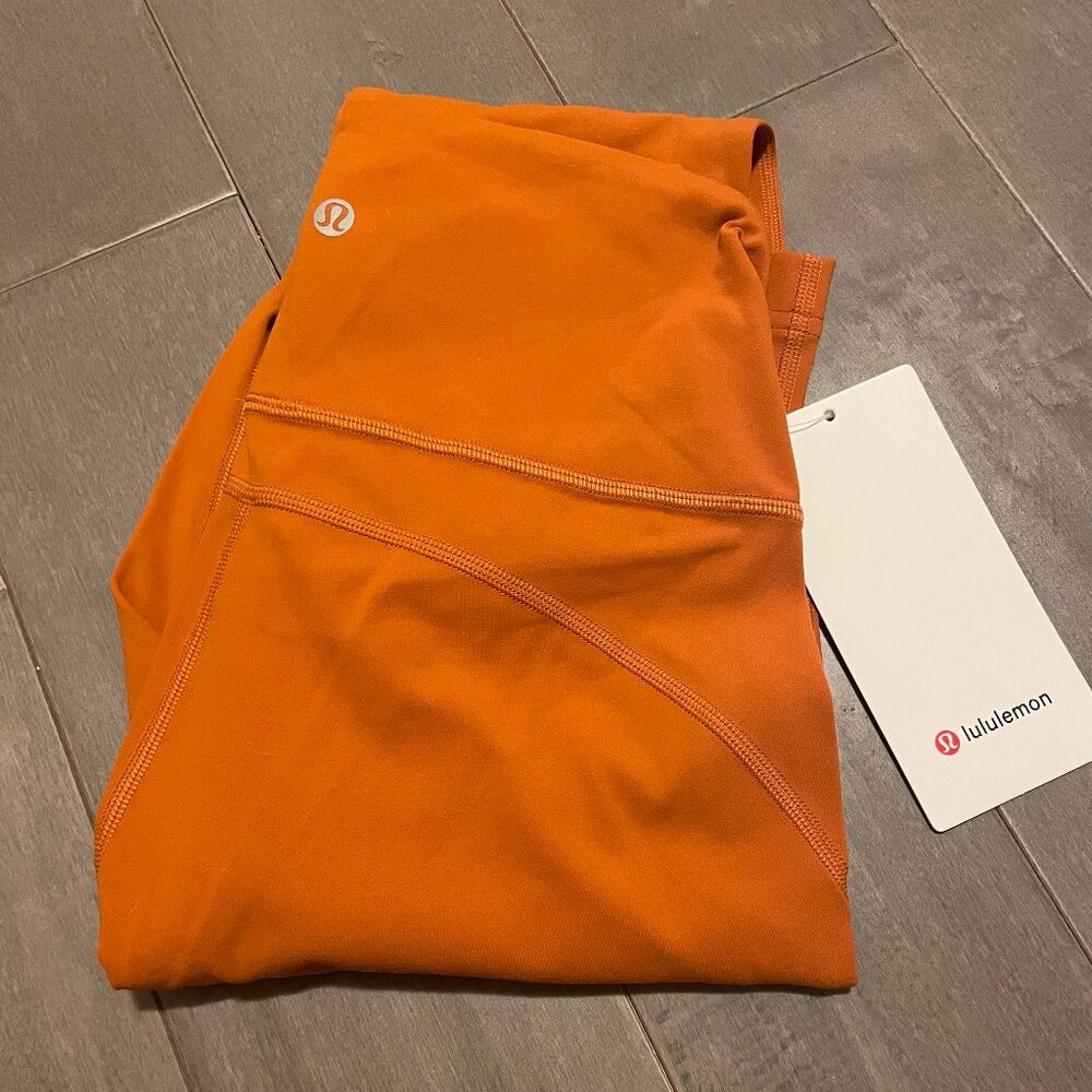 NWT Lululemon Groove Pant Flare *Nulu Size 6 RSTO Roasted Orange